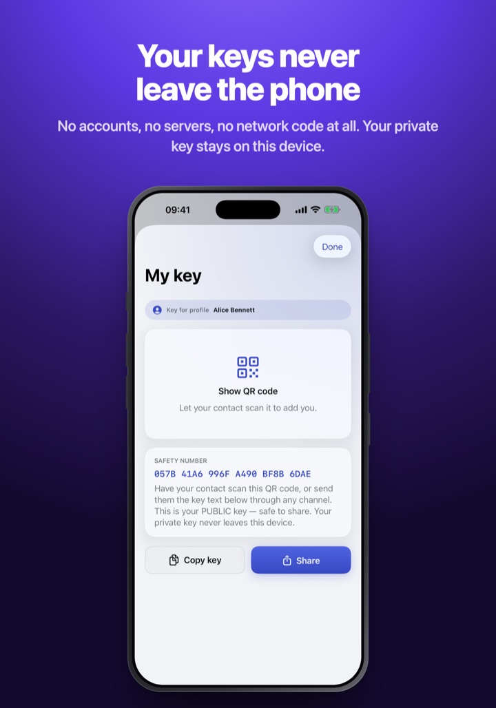 Kryptos — key exchange